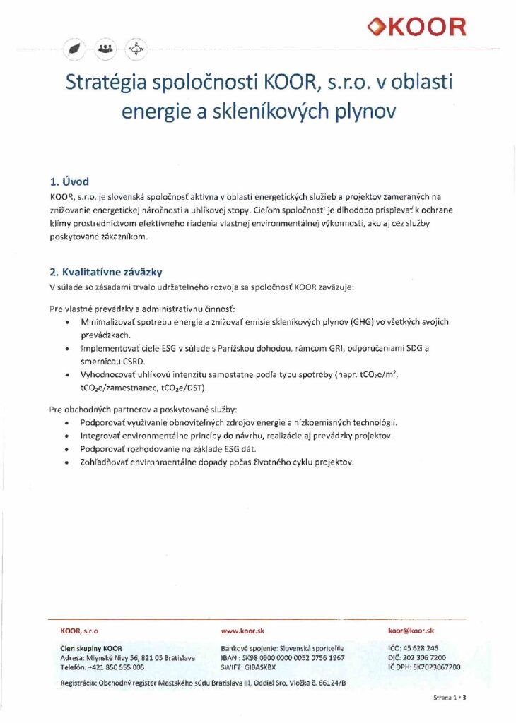 ESG stratégia 2022 – 2030